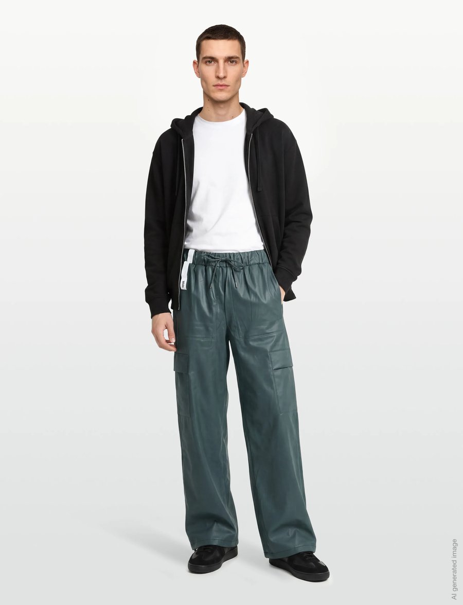 Rains - Cargo Rain Pants Wide W3 - overtøj - mystique - 0