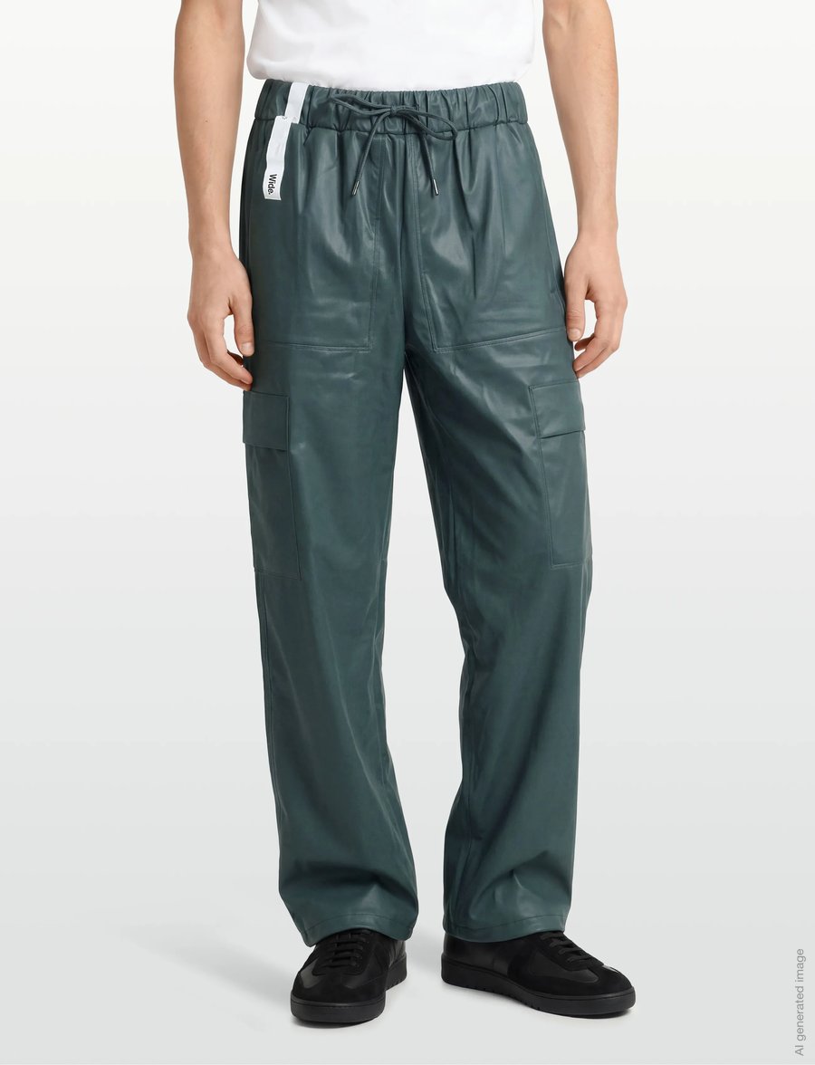 Rains - Cargo Rain Pants Wide W3 - overtøj - mystique - 3