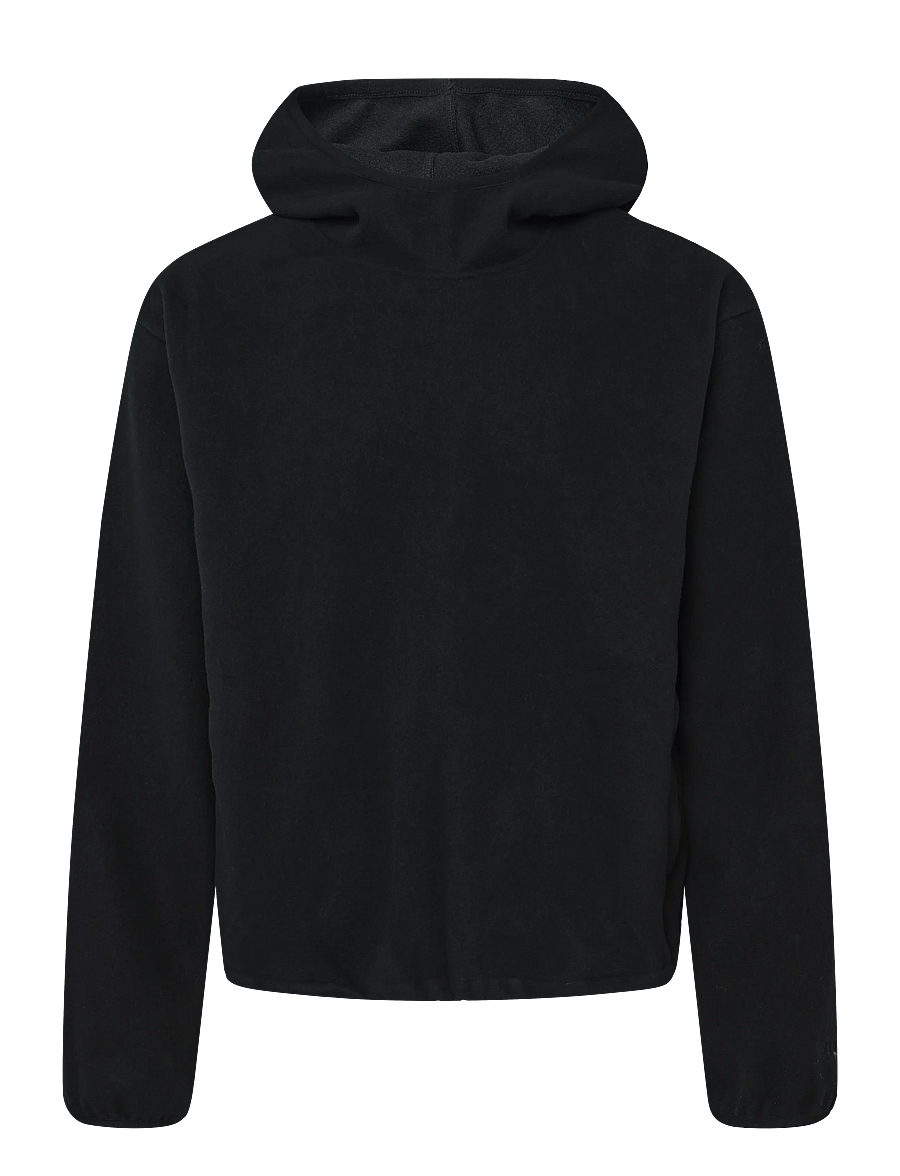 Rains - Fleece Hoodie - fleece-pullover - black - 0