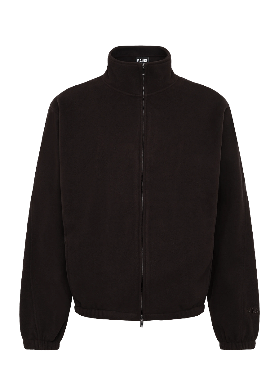 Rains - Fleece Zip Jacket - teddy-pusad - bark - 1