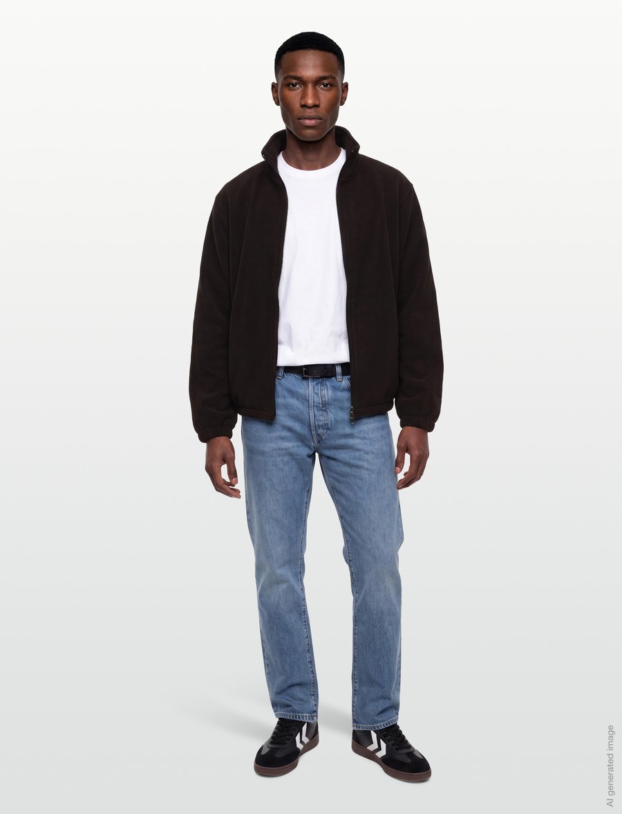 Rains - Fleece Zip Jacket - teddy-pusad - bark - 4