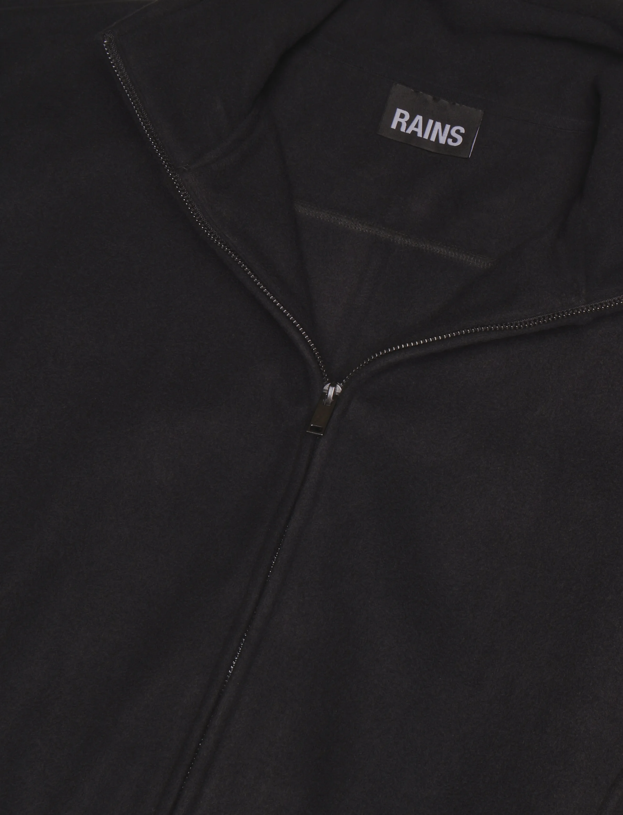 Rains - Fleece Zip Jacket - teddy sweaters - black - 2