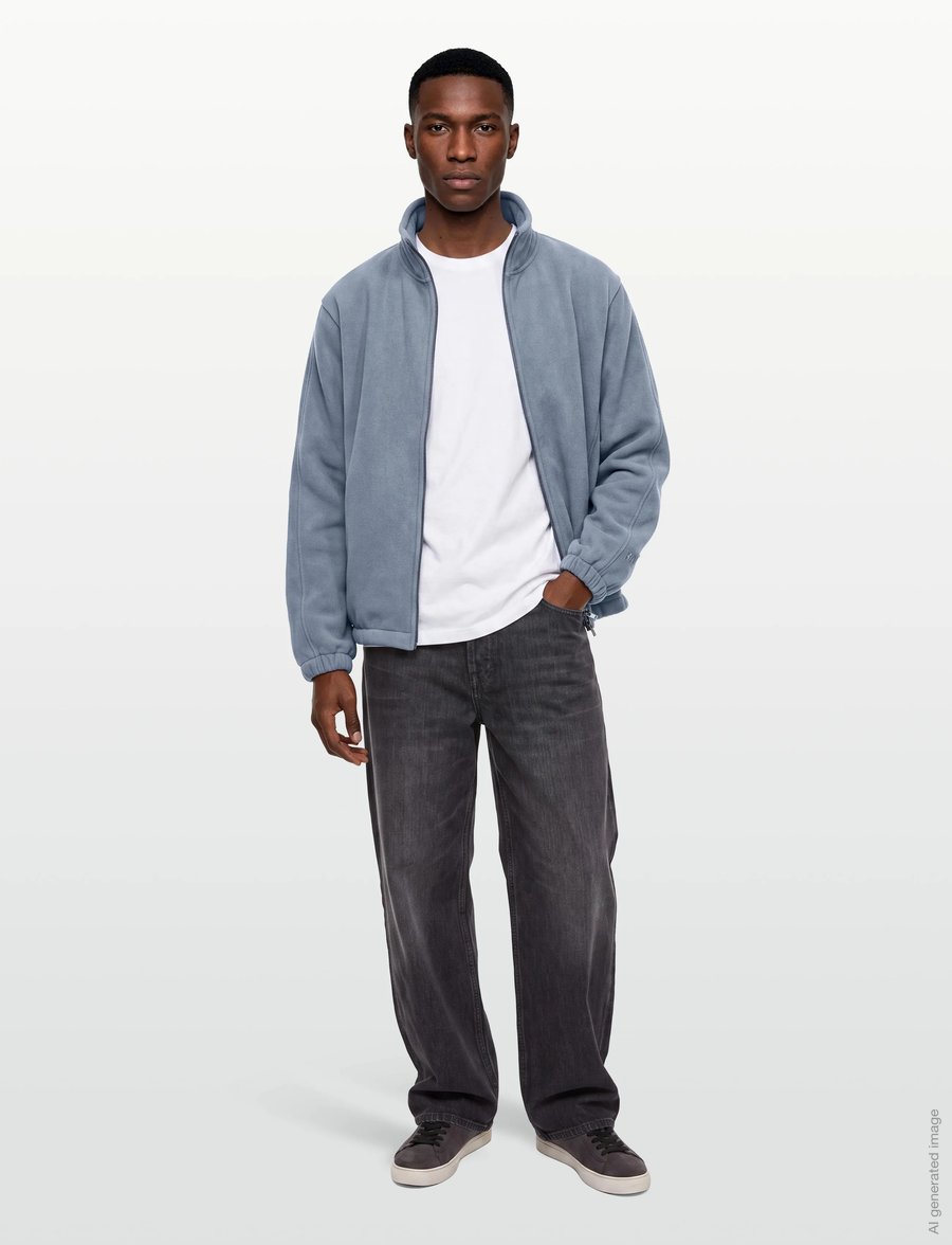 Rains - Fleece Zip Jacket - teddy-pullover - blue dusk - 0
