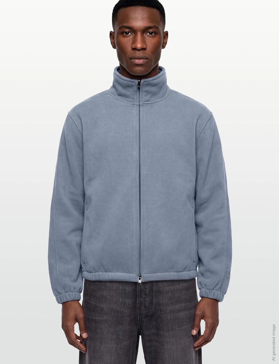 Rains - Fleece Zip Jacket - teddy-pullover - blue dusk - 3
