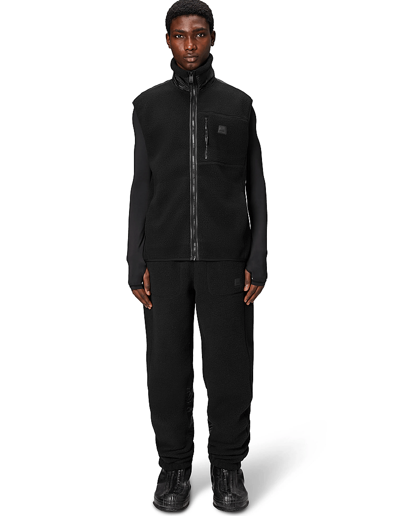Rains - Yermo Fleece Vest T1 - sügisjakid - black - 0