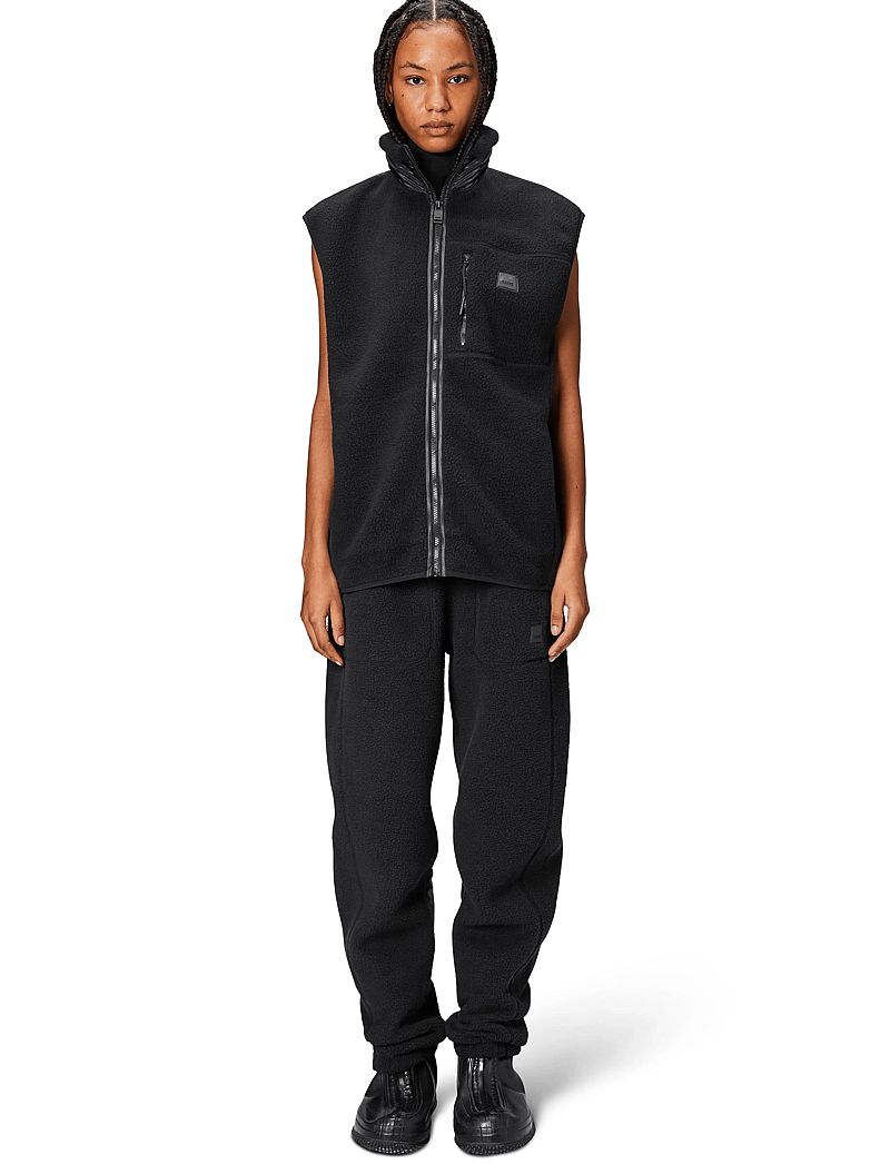 Rains - Yermo Fleece Vest T1 - sügisjakid - black - 3