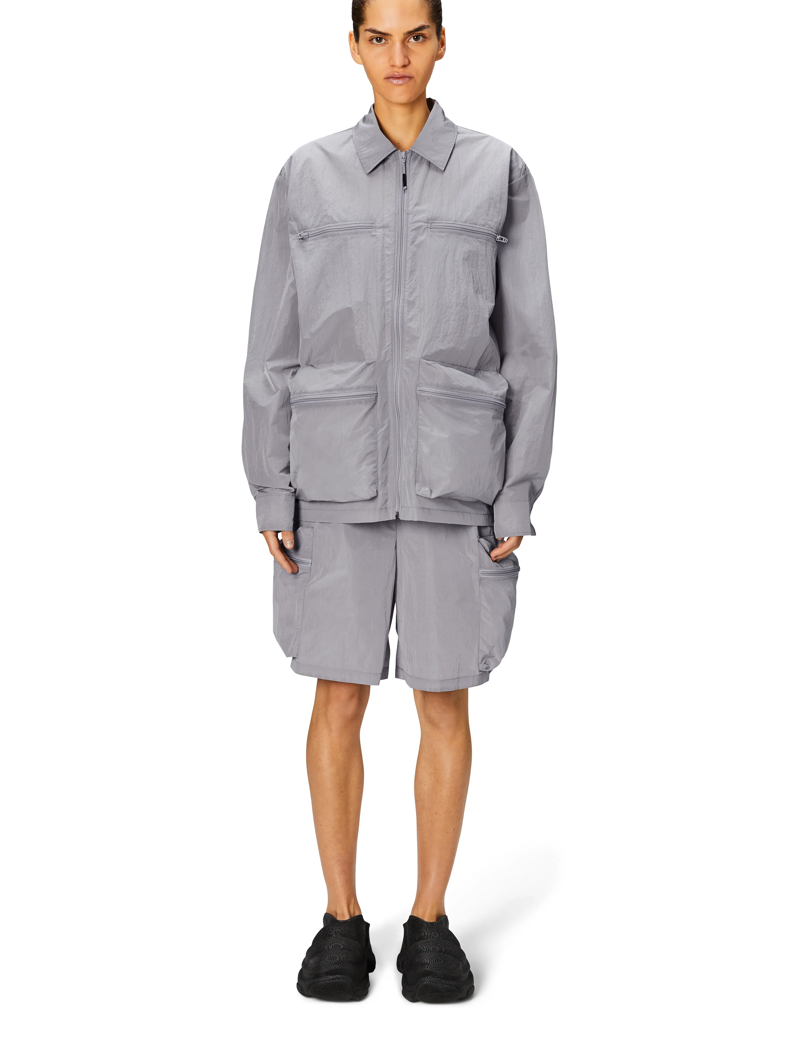 Rains - Kano Overshirt - frühlingsjacken - flint - 3