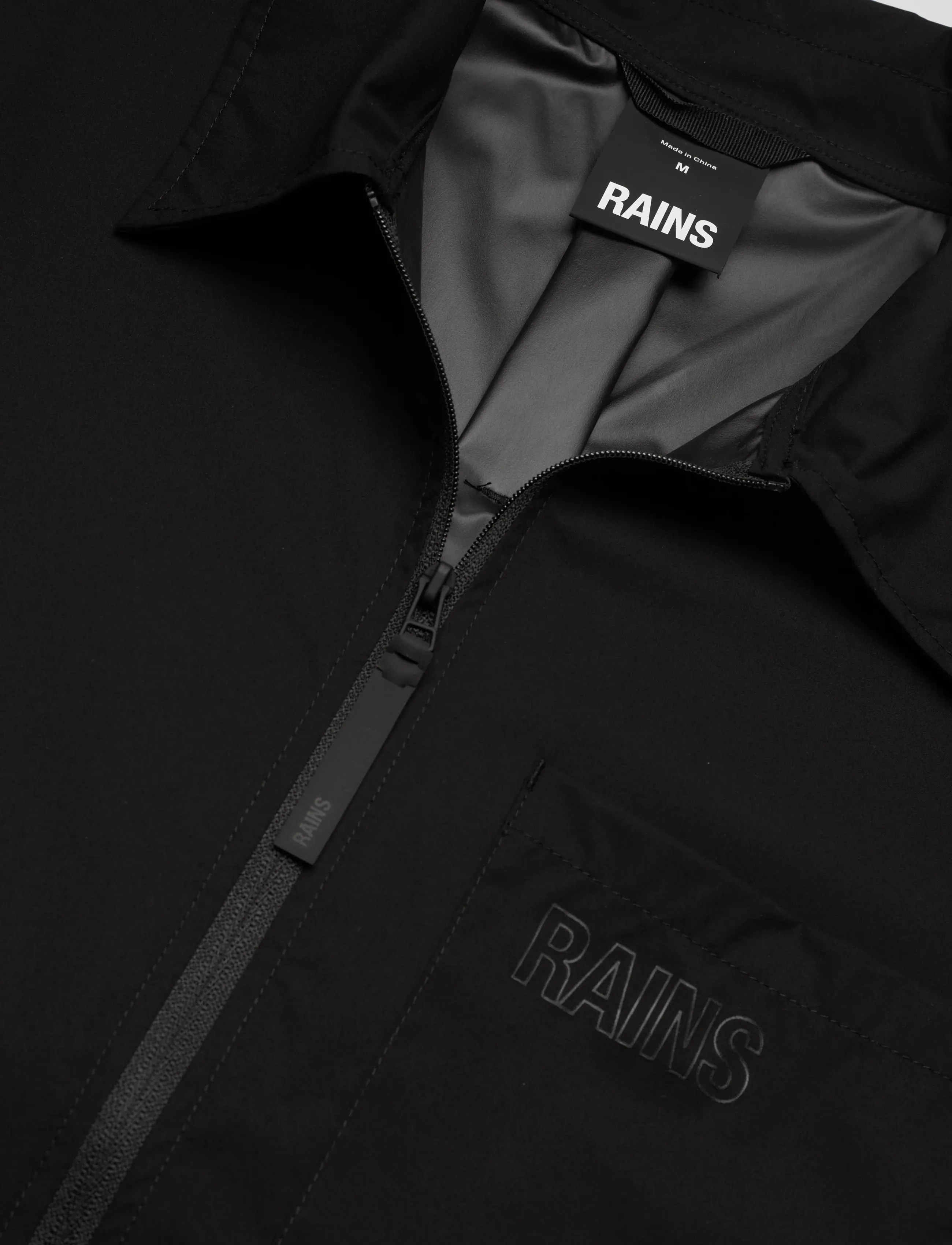 Rains - Mito Overshirt - spring jackets - black - 2