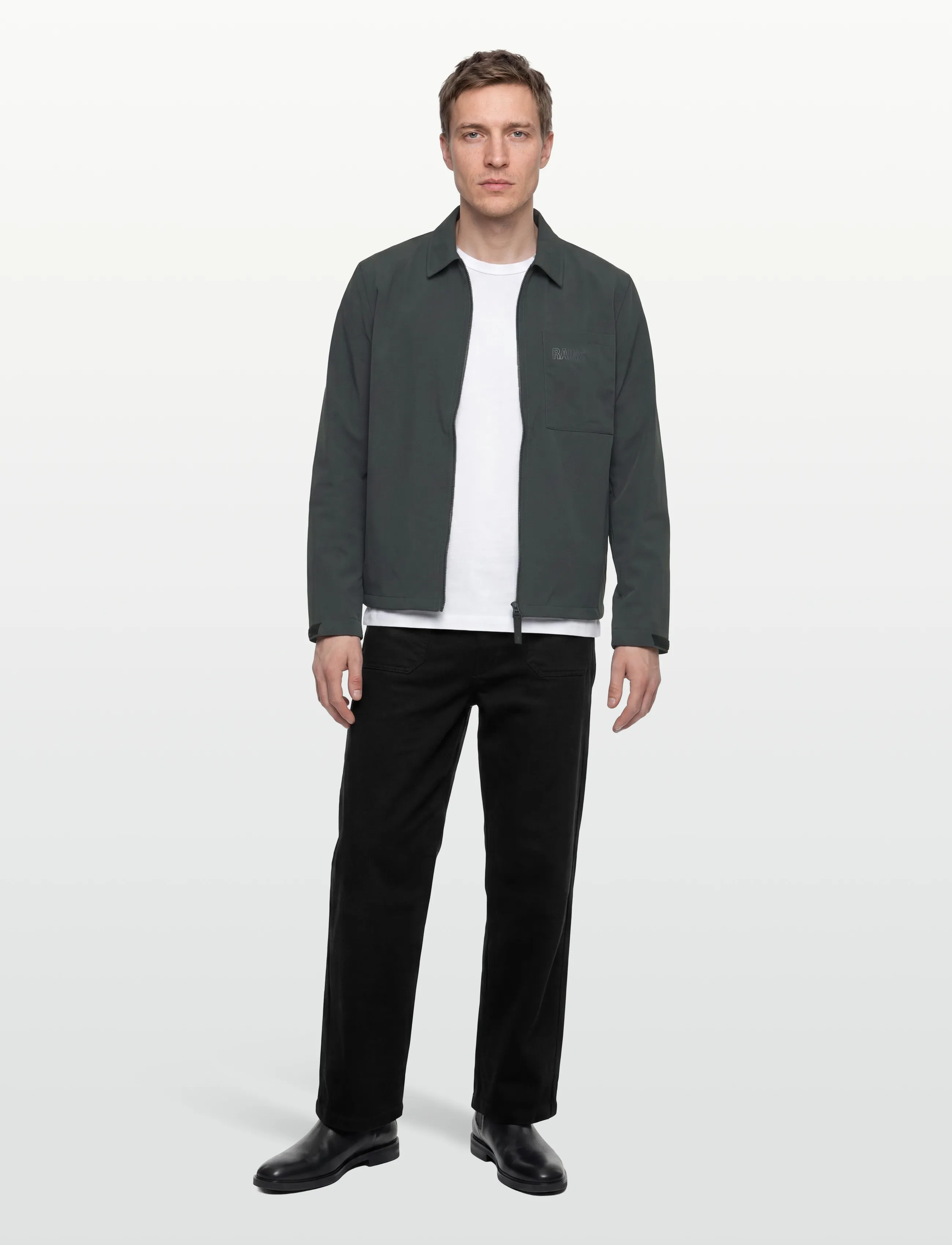 Rains Mito Overshirt, S, Grey, Jakker > Lette Jakker, Herre