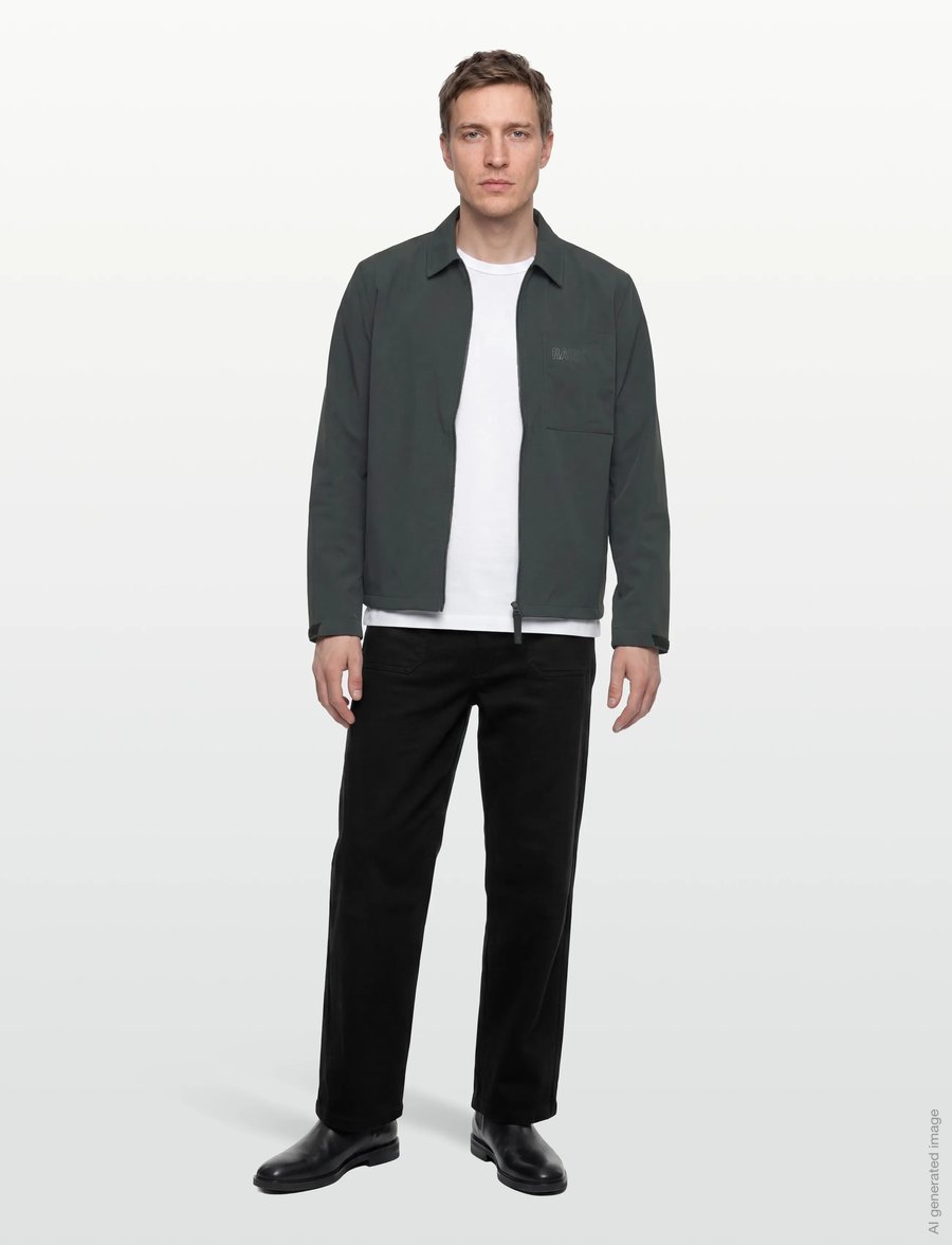 Rains - Mito Overshirt - frühlingsjacken - dark grey - 0
