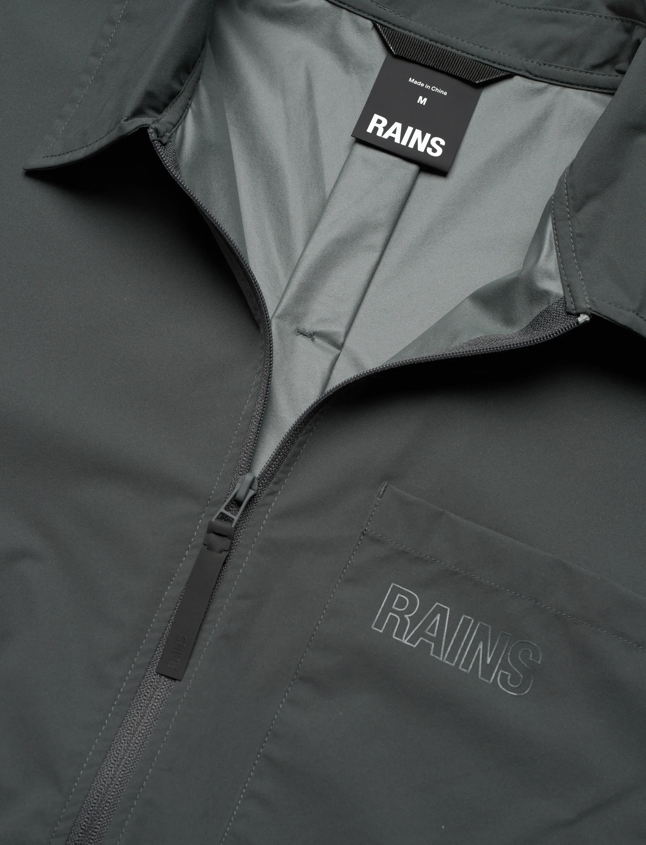 Rains - Mito Overshirt - frühlingsjacken - dark grey - 5