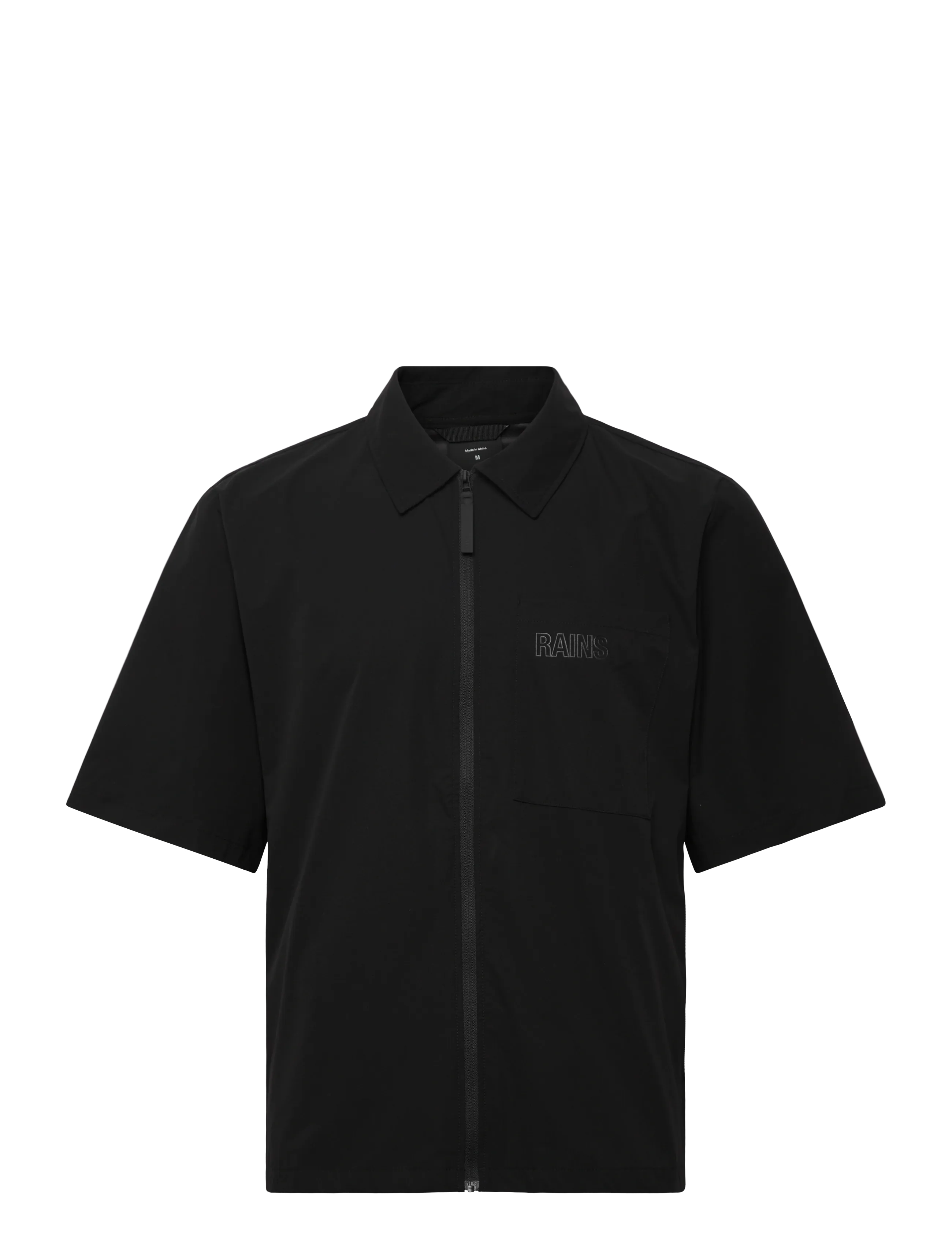 Rains Mito Short Sleeve Shirt - Overshirts - BLACK / black