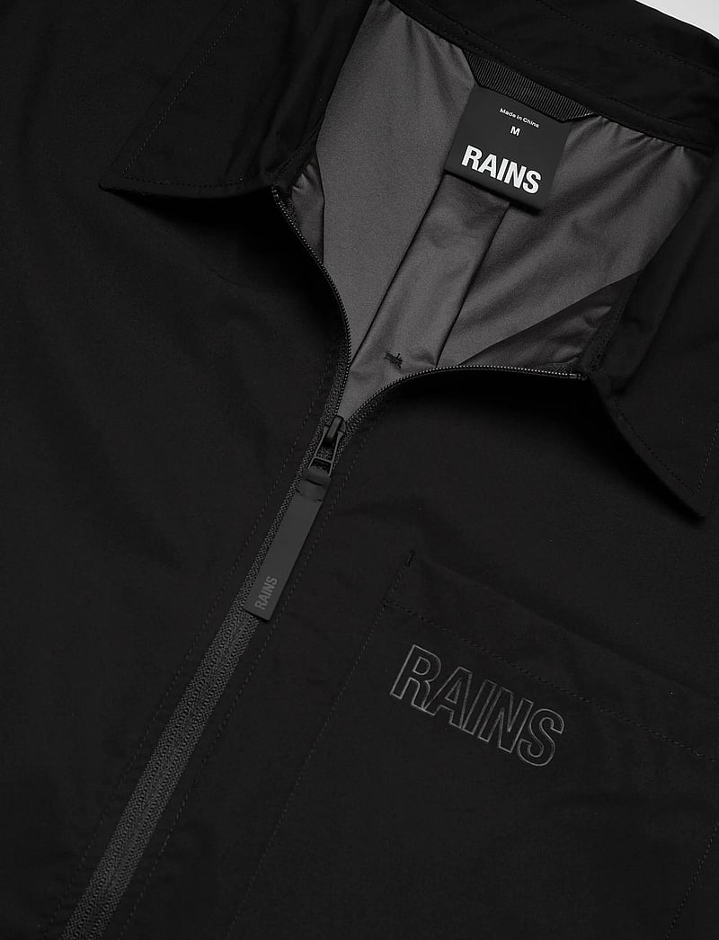 Rains - Mito Short Sleeve Shirt - lyhythihaiset kauluspaidat - black - 5