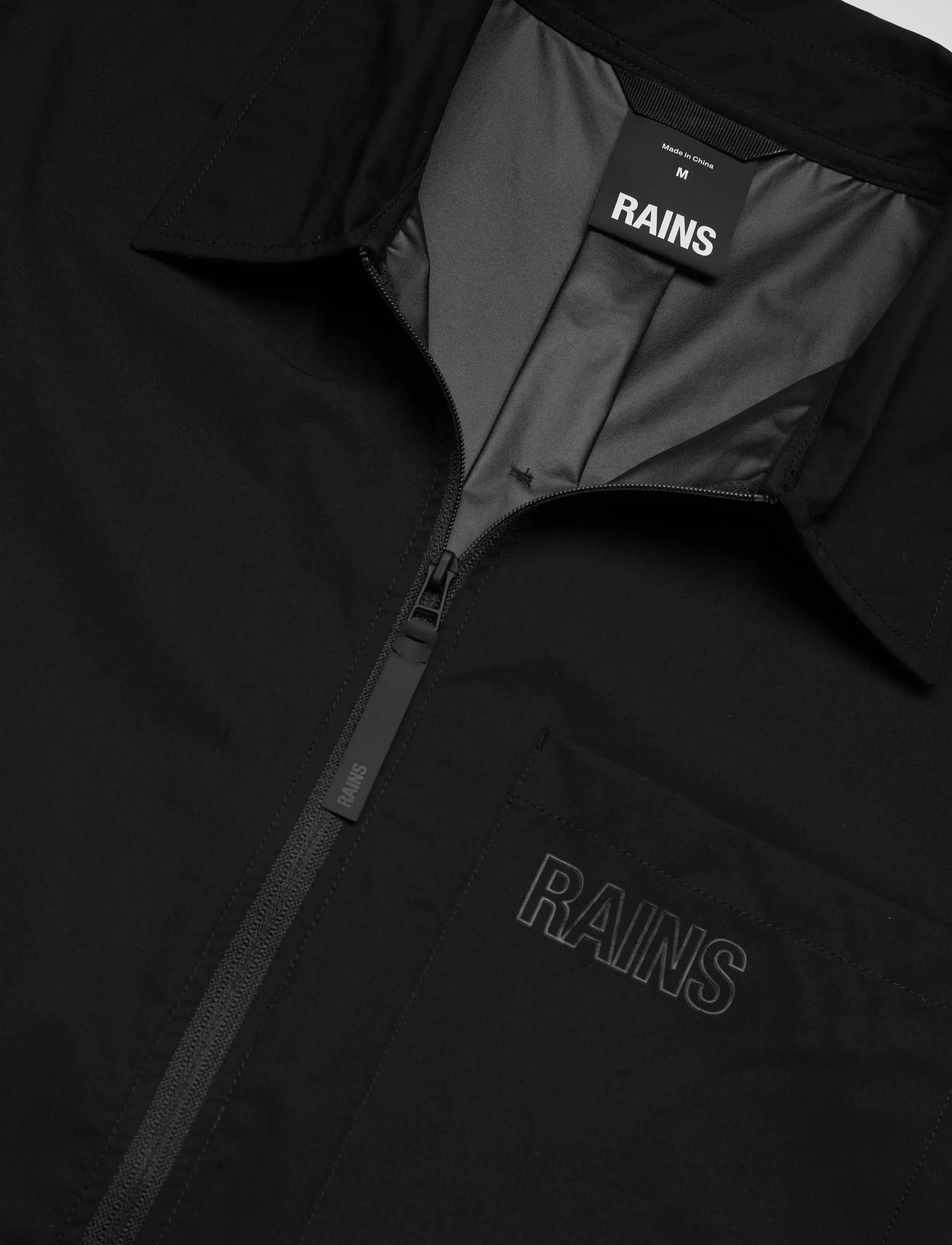 Rains - Mito Short Sleeve Shirt - short-sleeved shirts - black - 5