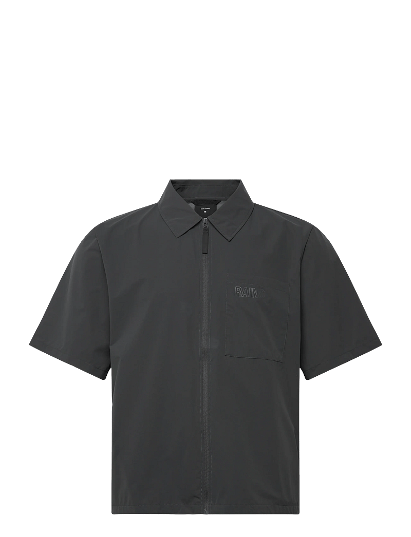Rains - Mito Short Sleeve Shirt - kurzarmhemden - dark grey - 1