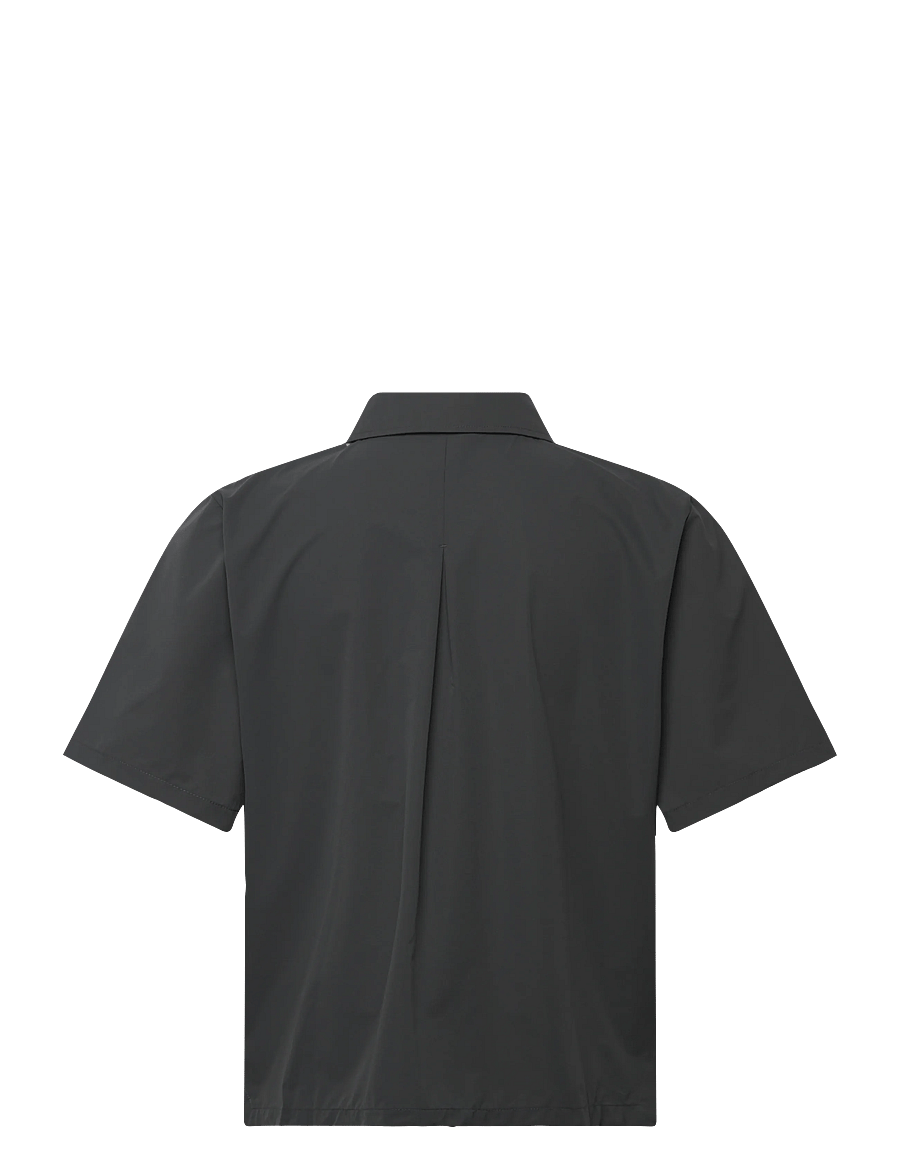 Rains - Mito Short Sleeve Shirt - kortärmade skjortor - dark grey - 2