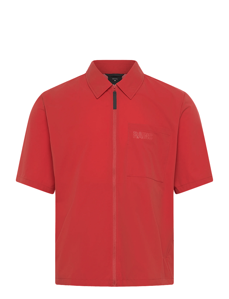 Rains - Mito Short Sleeve Shirt - kortærmede skjorter - kiln - 0