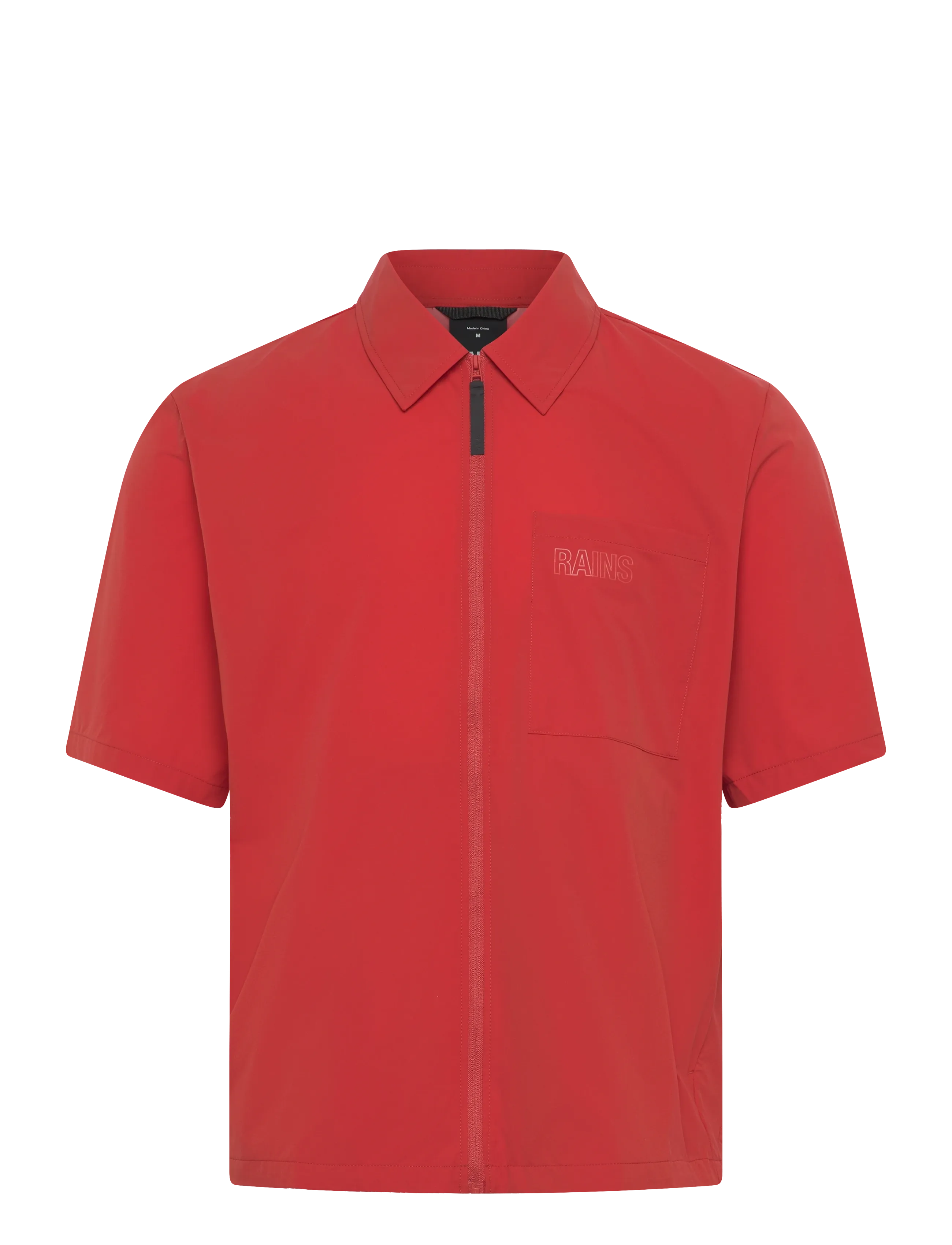 Rains Mito Short Sleeve Shirt - Overshirts - KILN / red