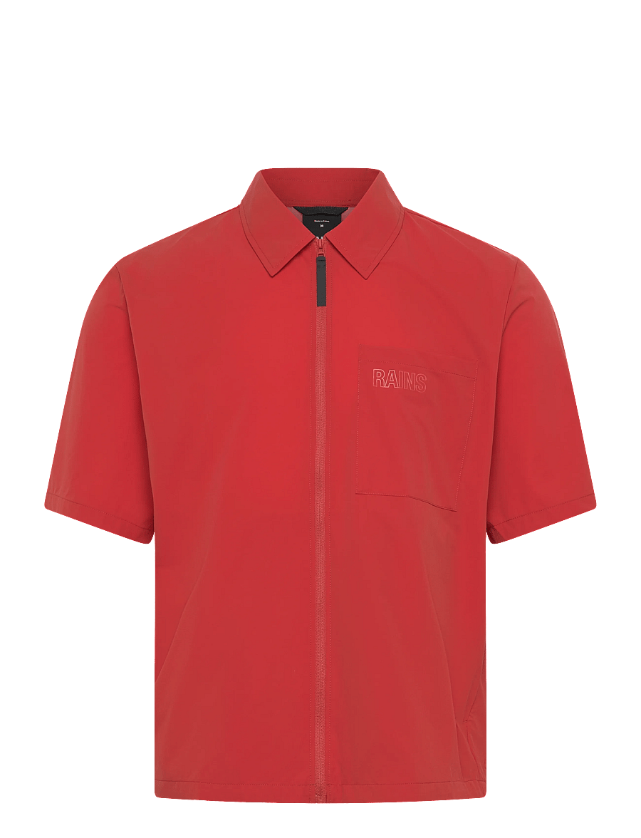 Rains - Mito Short Sleeve Shirt - kurzarmhemden - kiln - 0