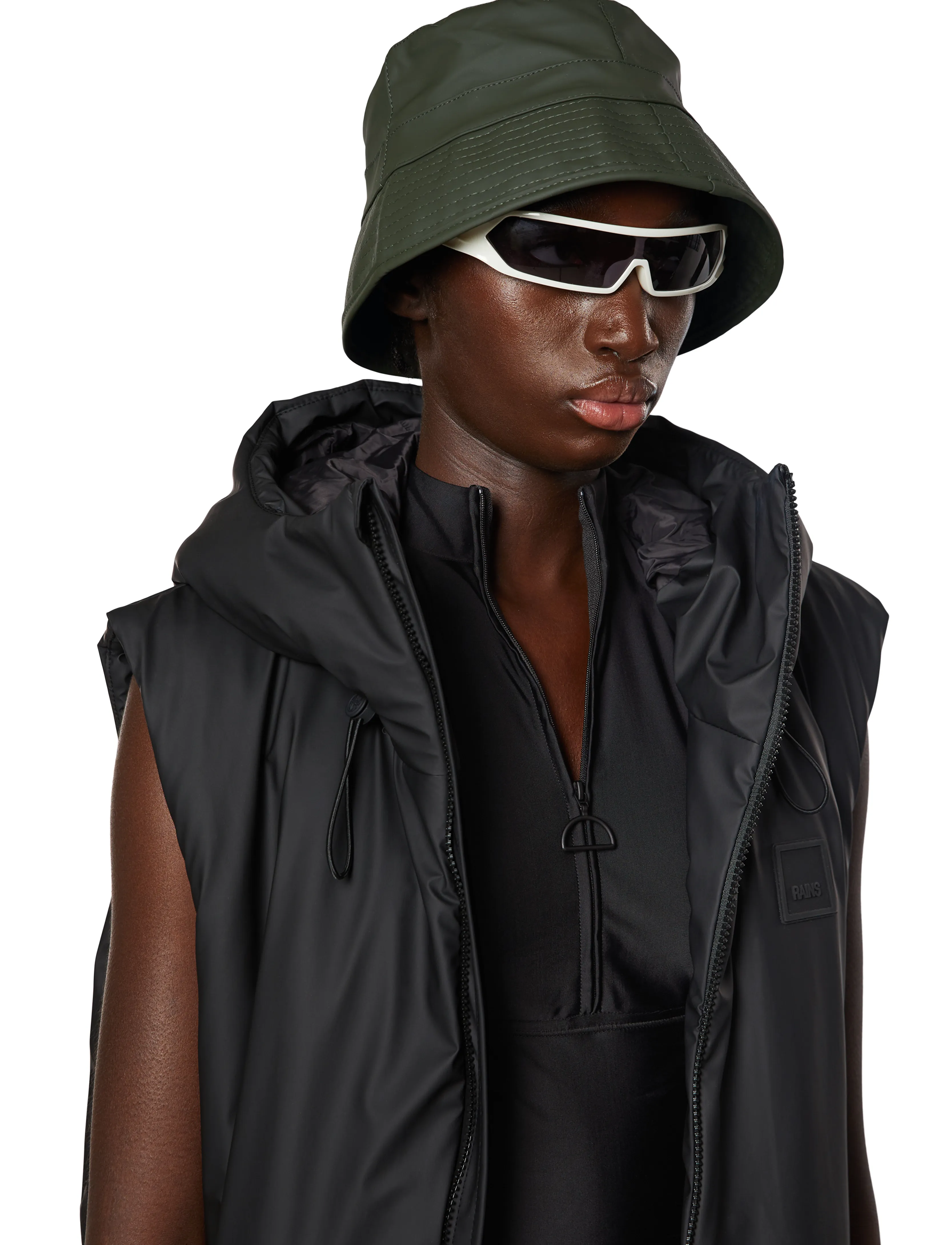 Rains - Bucket Hat W2 - bucket hats - green - 3
