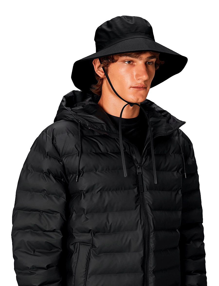 Rains - Boonie Hat W2 - bucket hats - black - 0