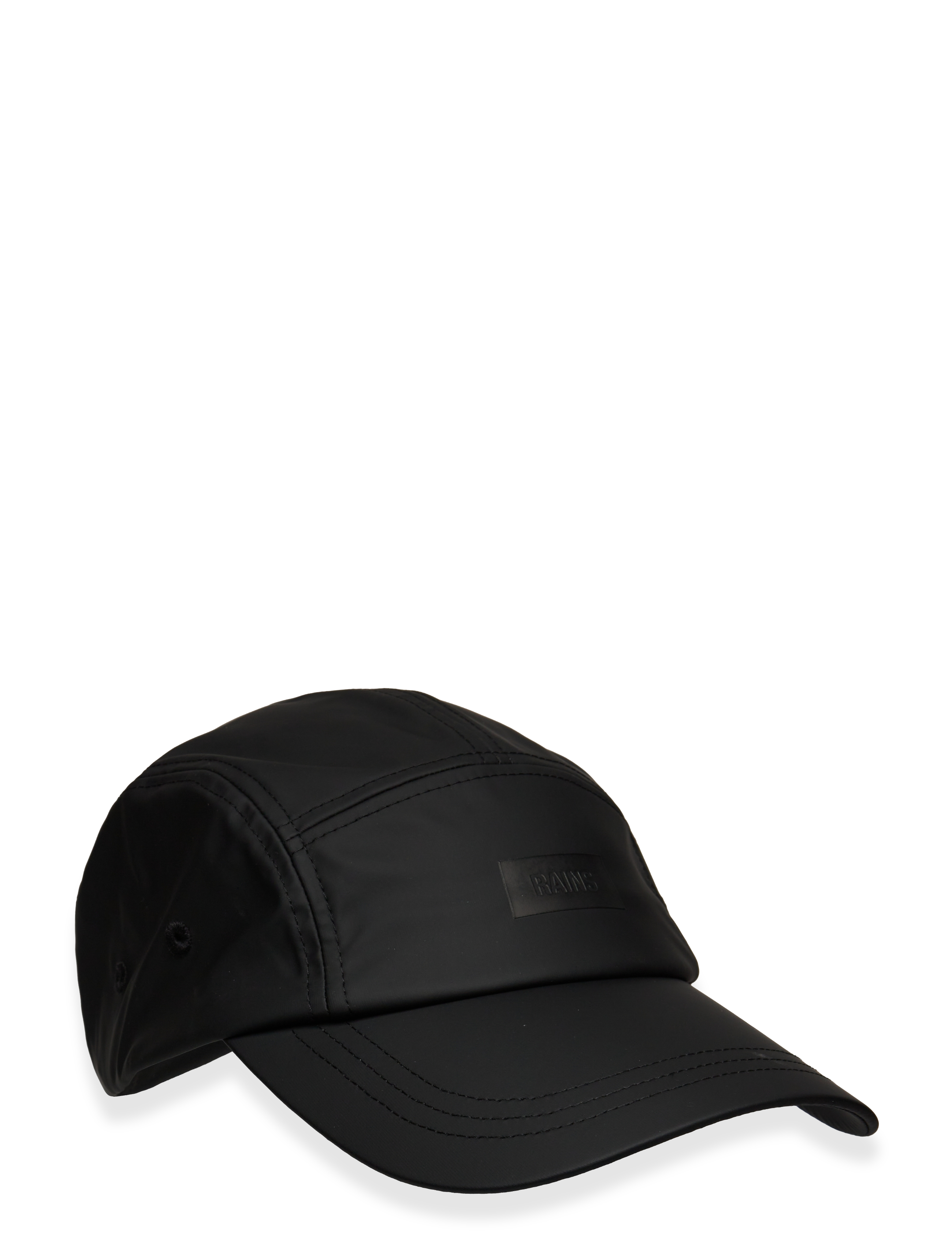 Rains 5 Panel Cap W1, Mænd, 5 Panel Kasket, Sort, Str: ONE SIZE