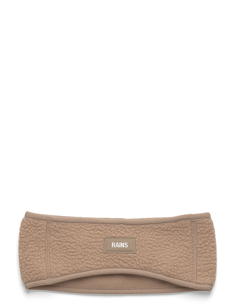 Rains - Fleece Headband T1 - stirnbänder - beige - 0