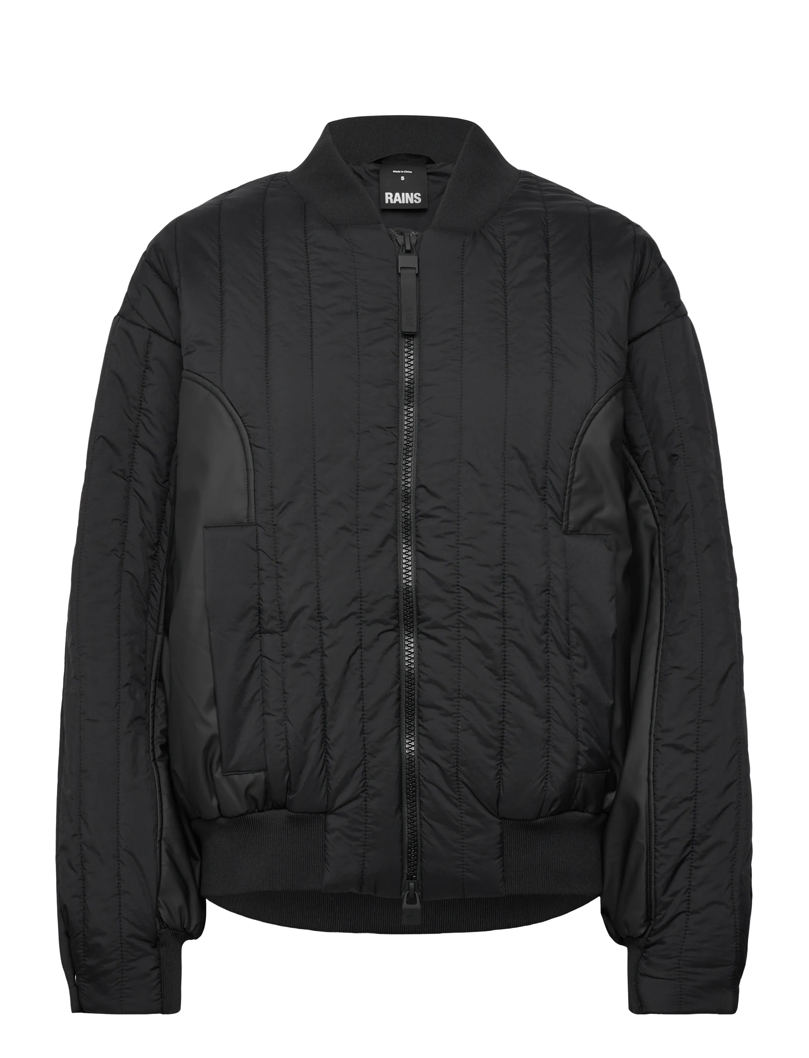 Rains Koya Vision Bomber Jacket T1 - Riided - BLACK / black