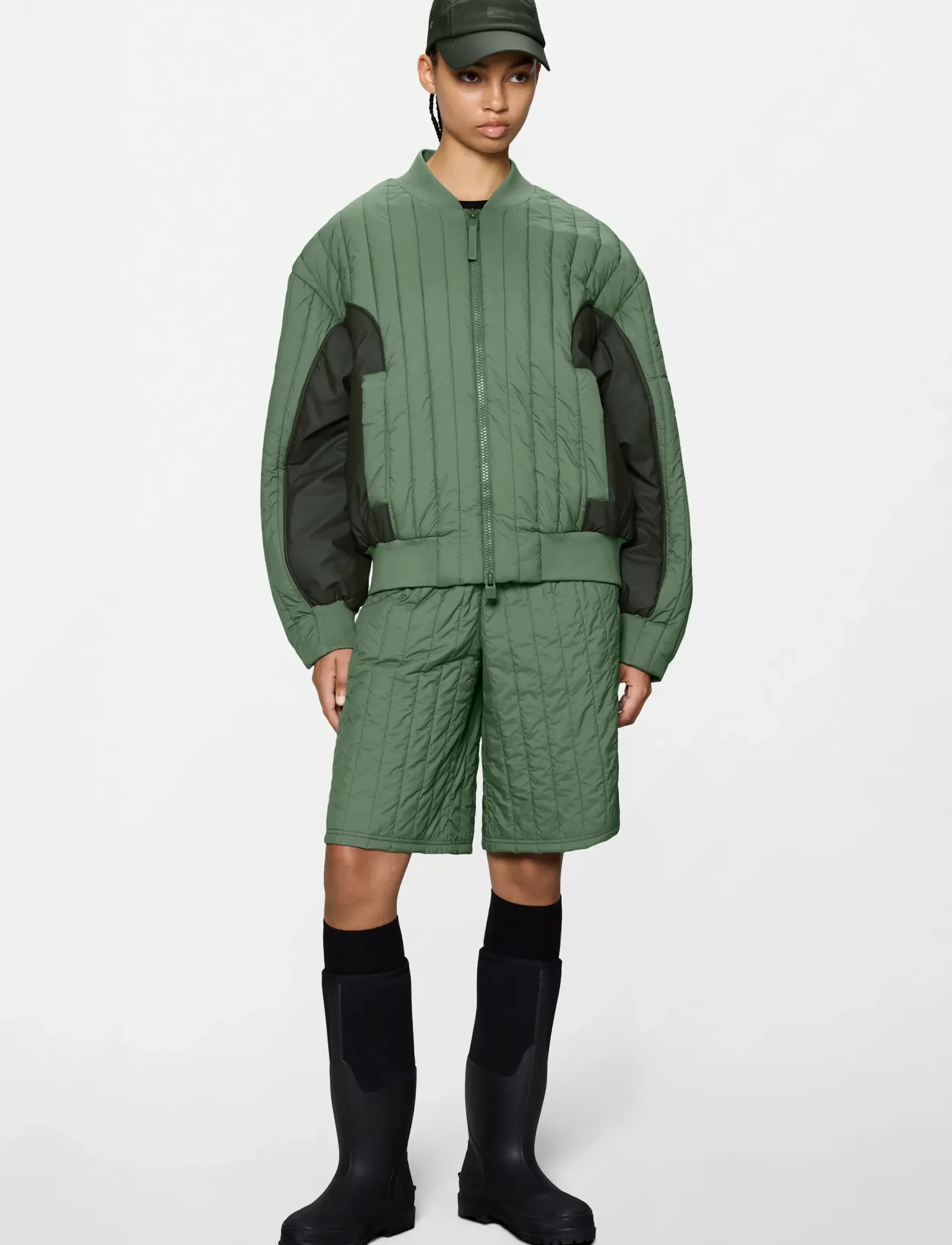 Rains Koya Vision Bomber Jacket T1 - Overtøj - WELL / green