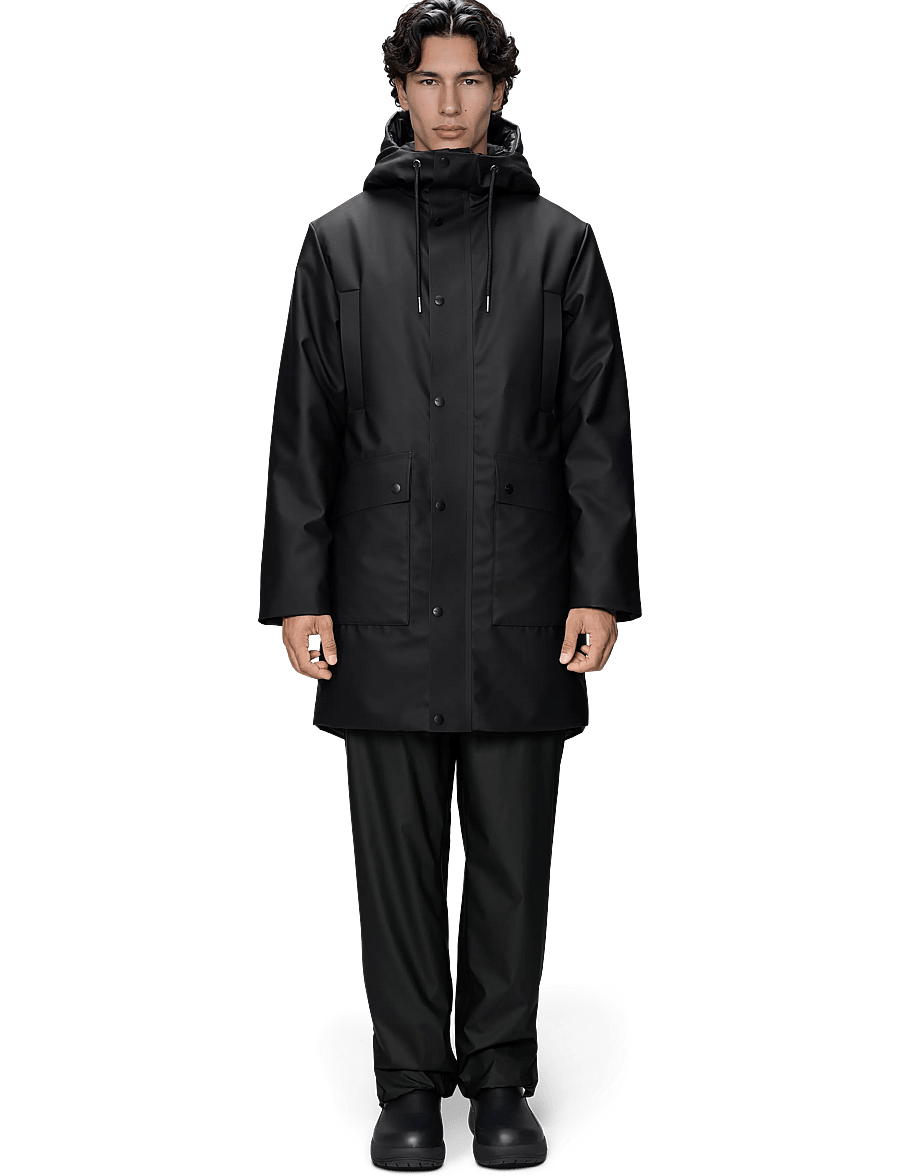 Rains - Nome Long Parka W3T3 - fodrade jackor - black - 0