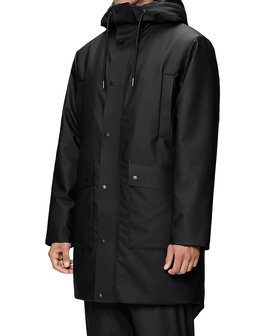 Rains - Nome Long Parka W3T3 - fodrade jackor - black - 4