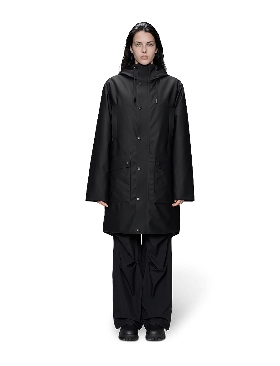 Rains - Nome Long Parka W3T3 - fodrade jackor - black - 5