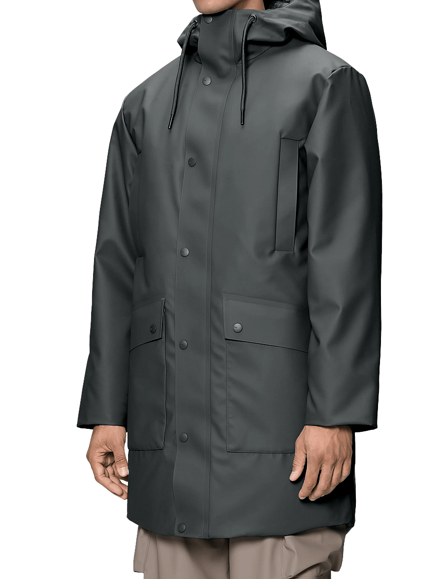 Rains - Nome Long Parka W3T3 - parkas - dark grey - 4