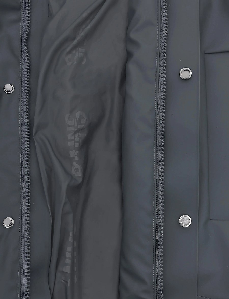 Rains - Nome Long Parka W3T3 - fodrade jackor - dark grey - 4