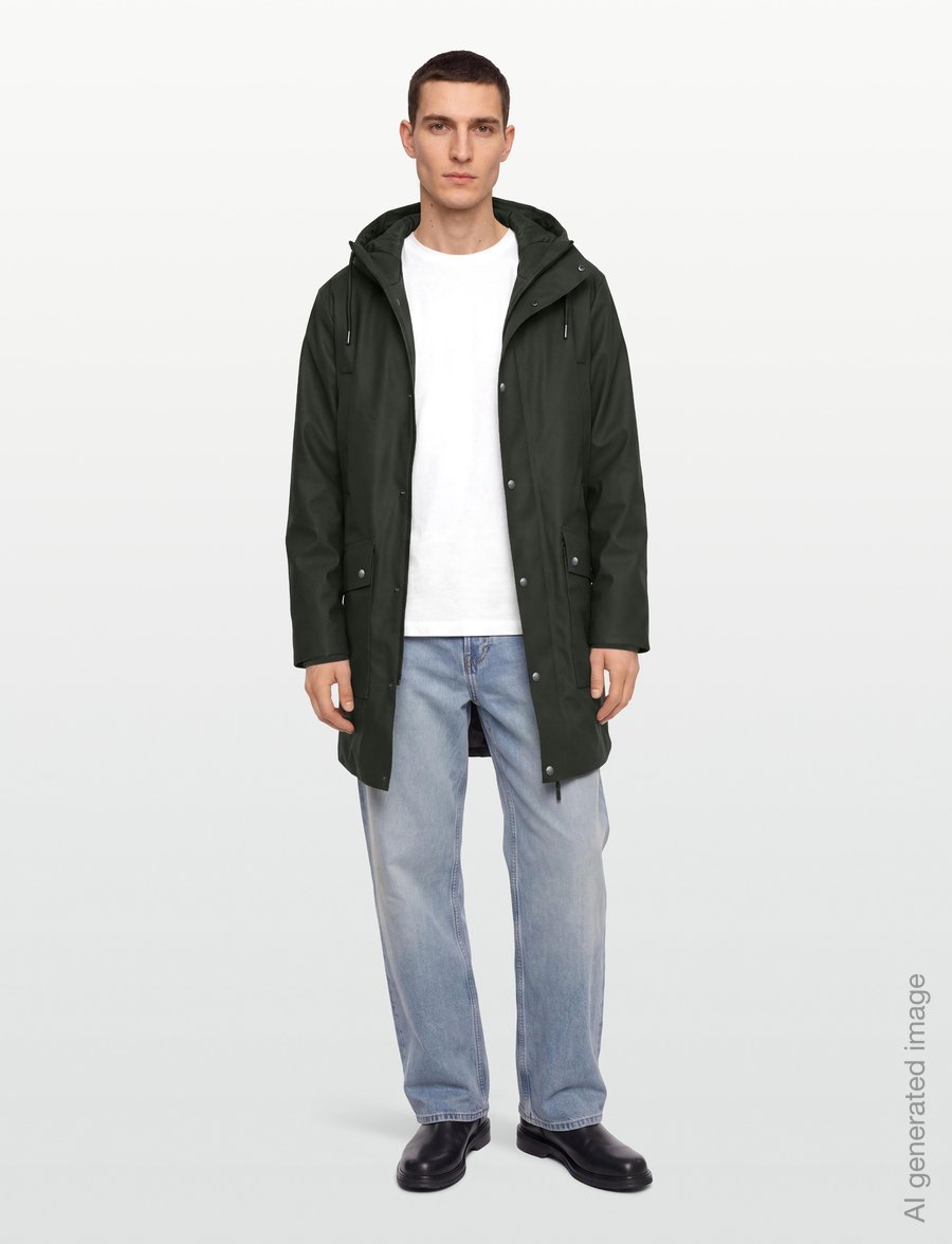 Rains - Nome Long Parka W3T3 - fodrade jackor - green - 0