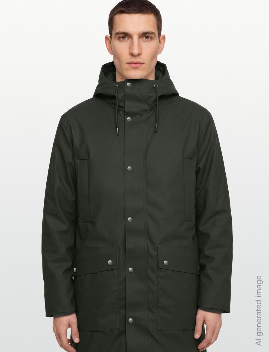 Rains - Nome Long Parka W3T3 - fodrade jackor - green - 3