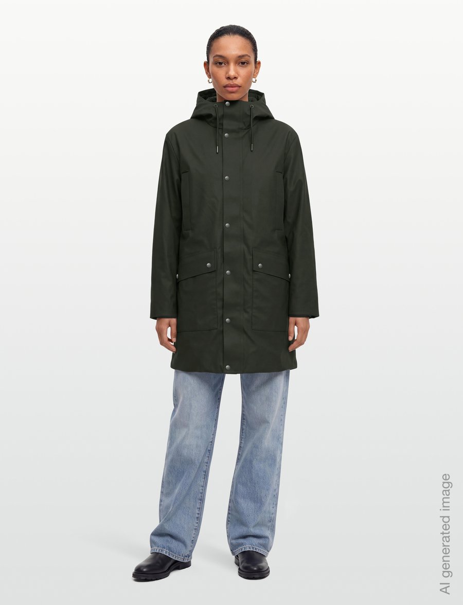Rains - Nome Long Parka W3T3 - fodrade jackor - green - 4