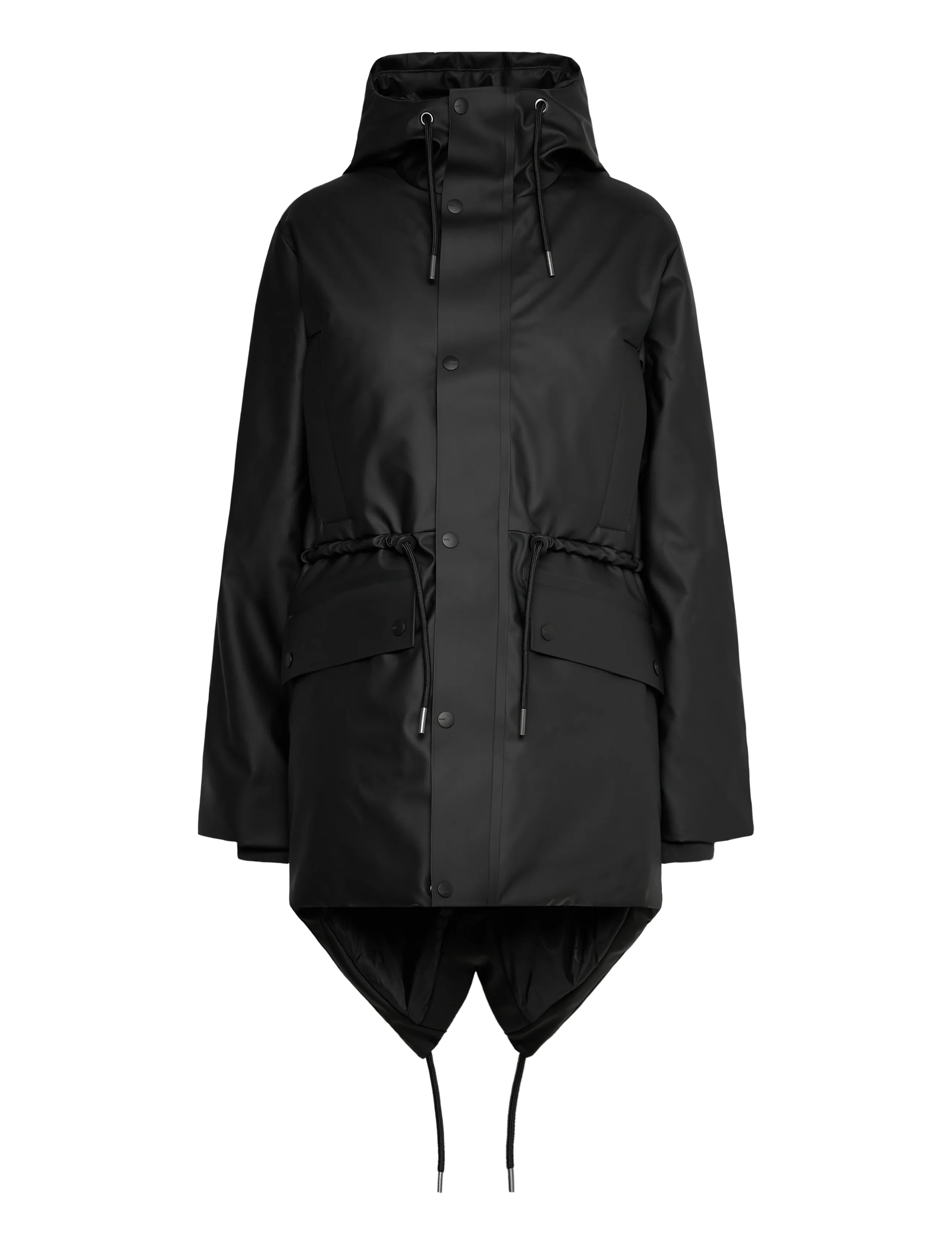 RAINS Nome String W Parka W3T3 Schwarz - M - Damen