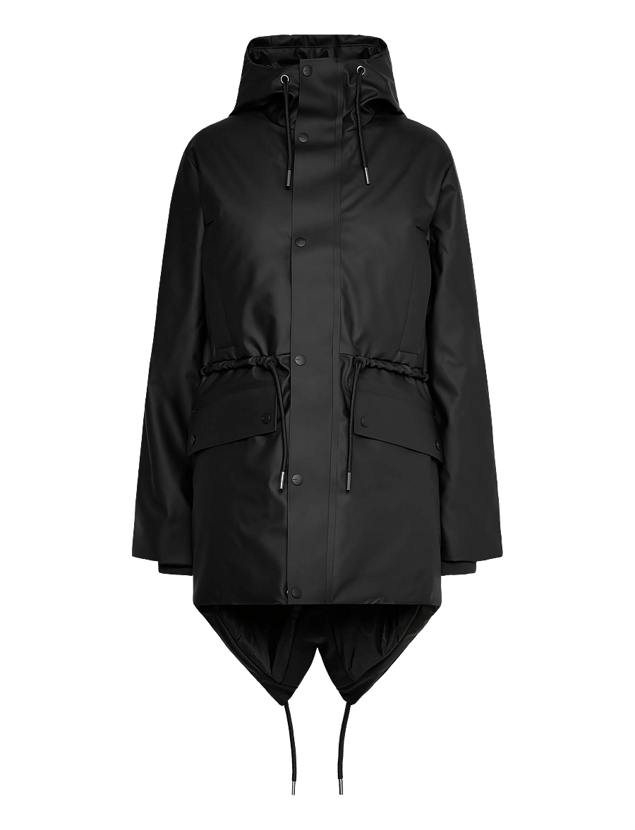 Rains - Nome String W Parka W3T3 - regnjackor - black - 0