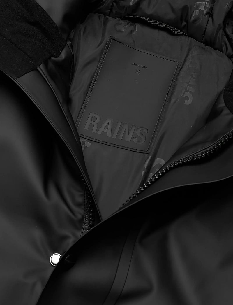 Rains - Nome String W Parka W3T3 - vihmamantlid - black - 2