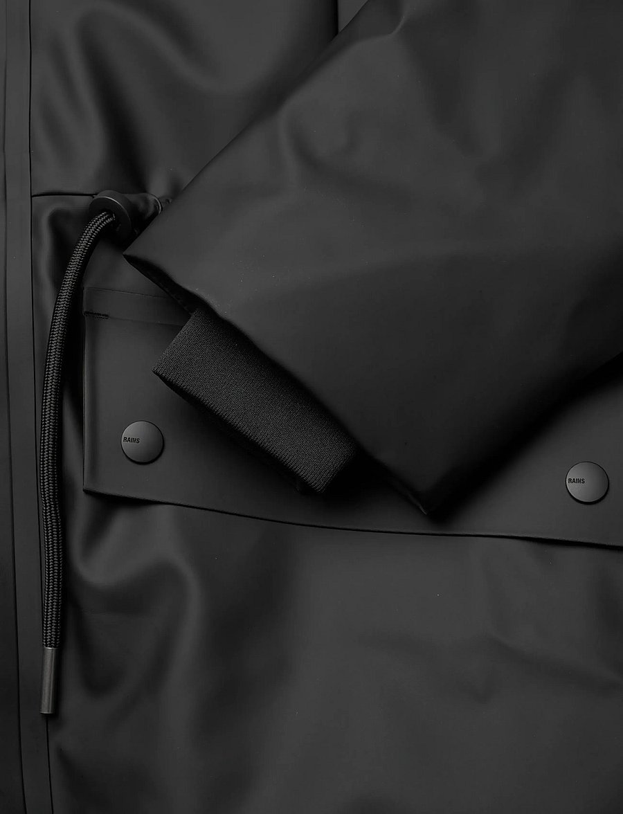 Rains - Nome String W Parka W3T3 - regnjackor - black - 3