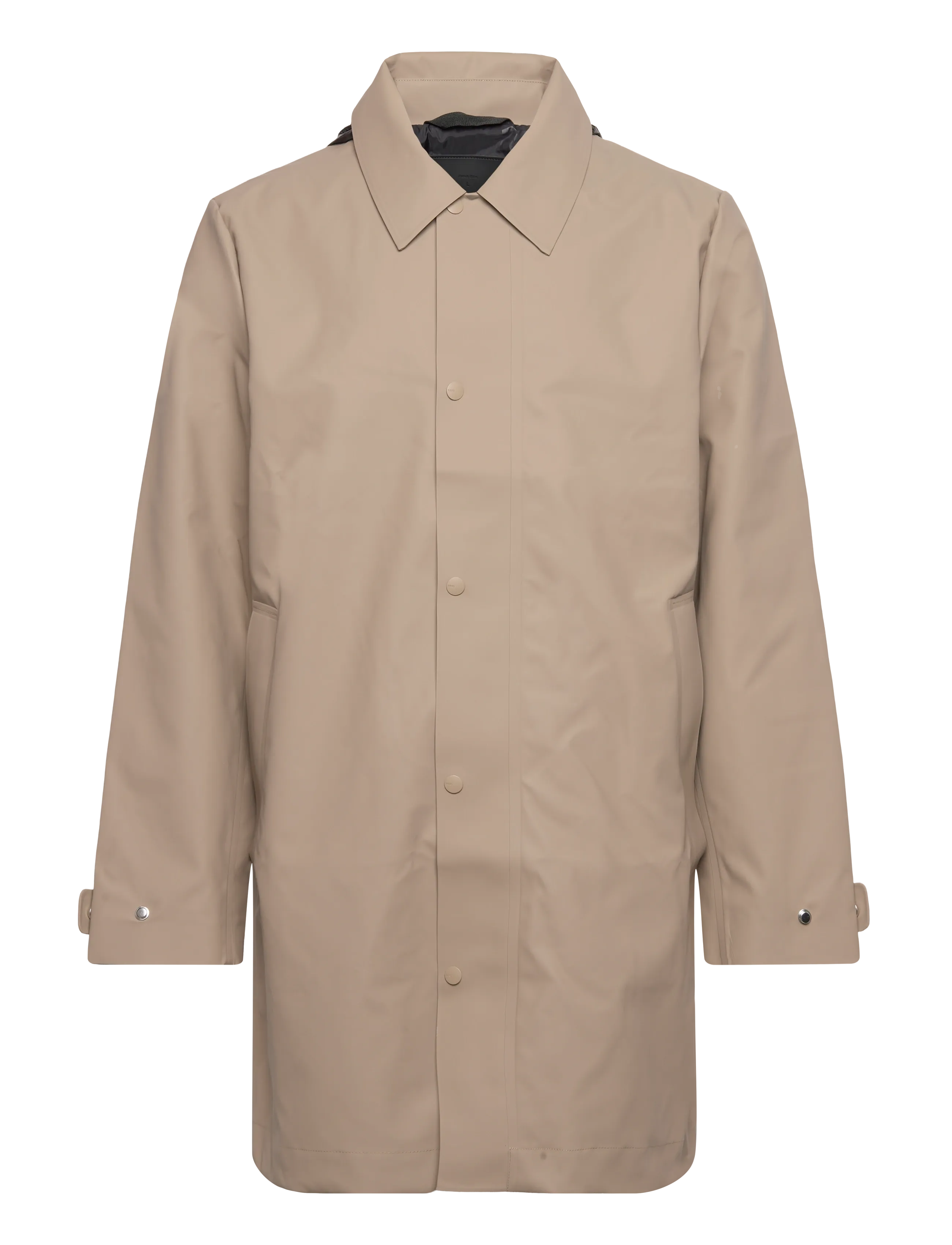 RAINS Nara Long Jacke W3 Beige - L - Damen