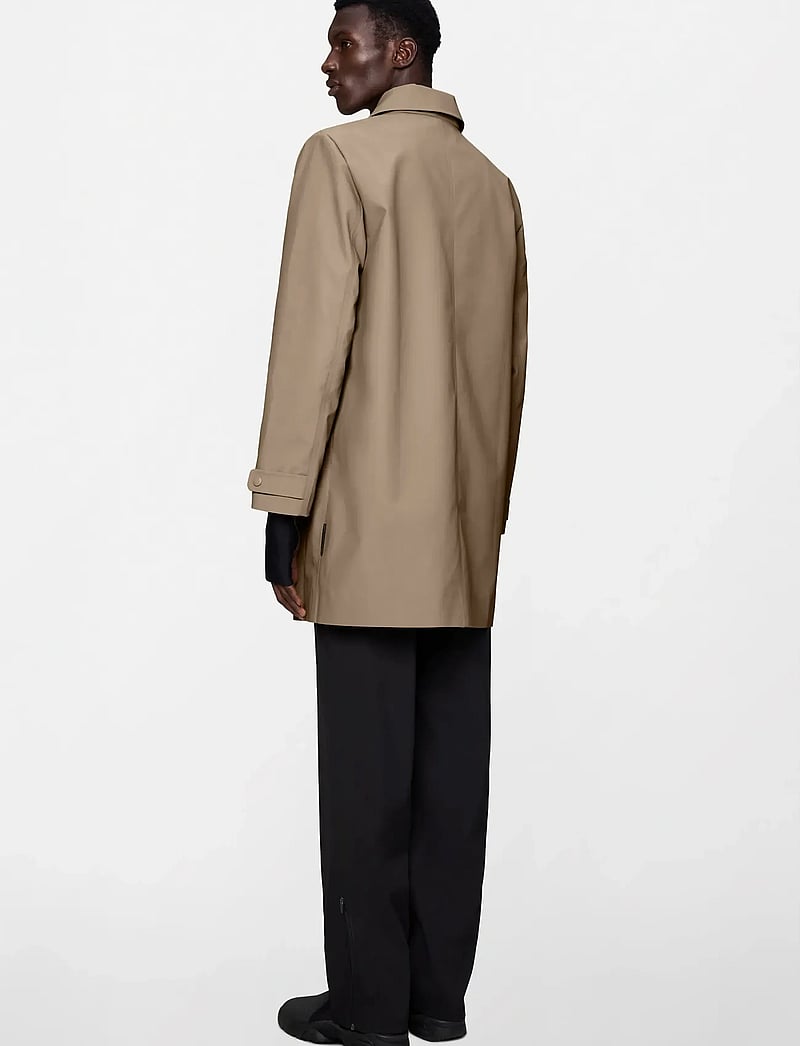 Rains - Nara Long Jacket W3 - vihmamantlid - beige - 4