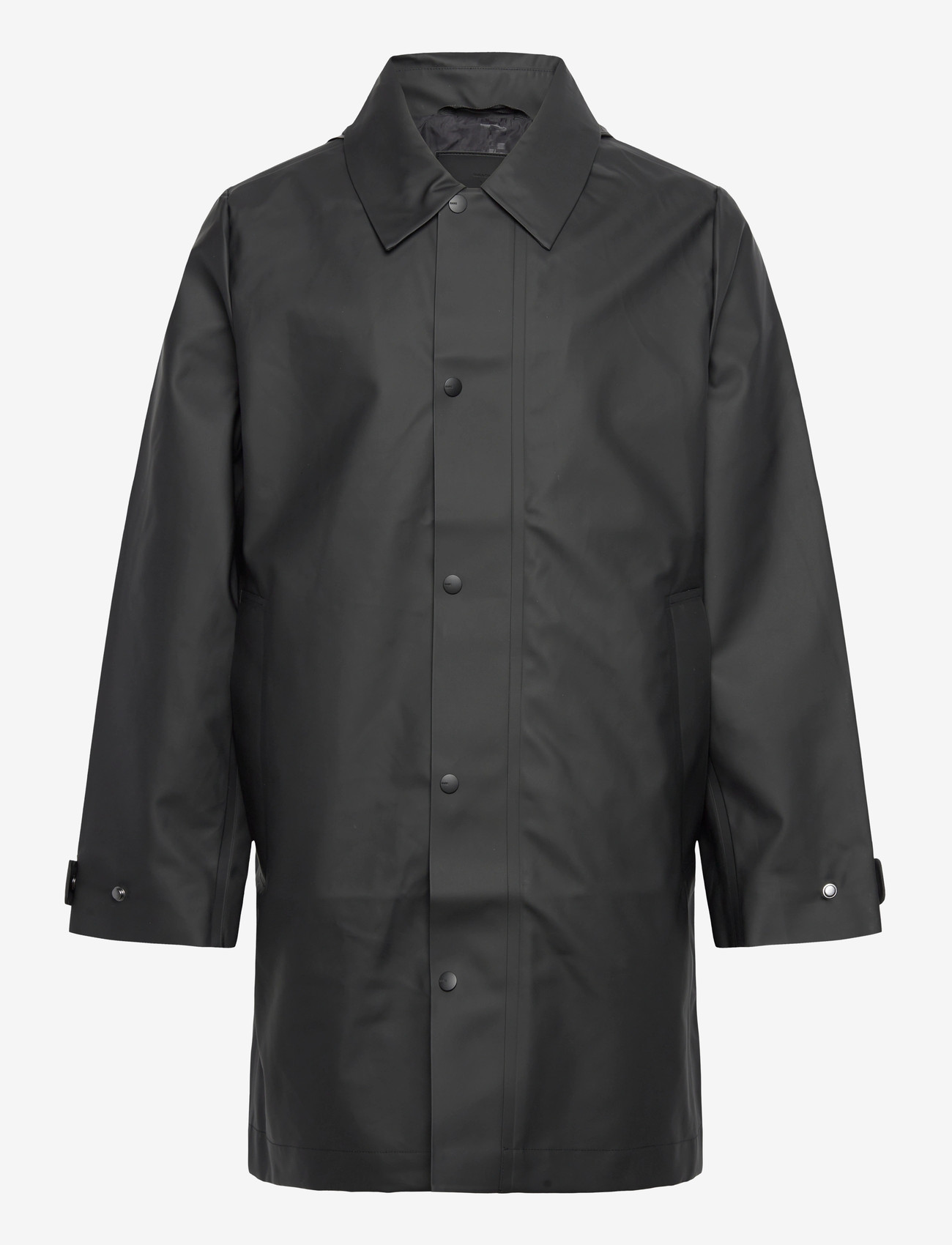 Rains - Nara Long Jacket W3 - regnjackor - black - 1