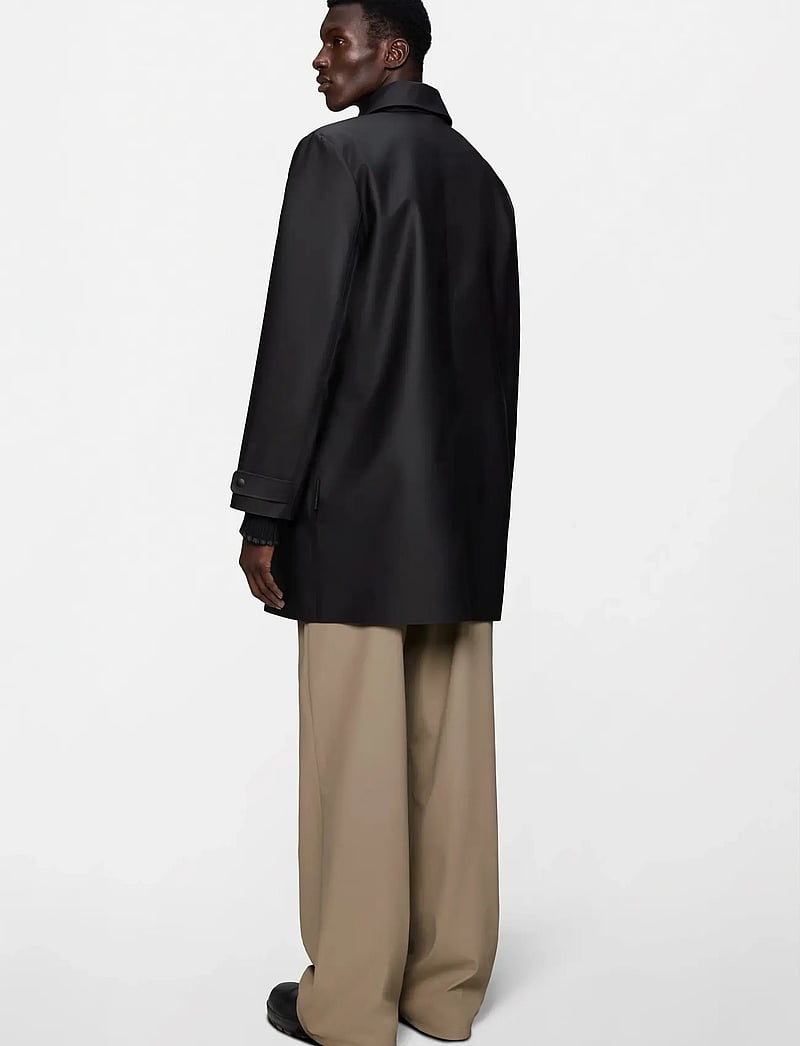 Rains - Nara Long Jacket W3 - regnjackor - black - 4