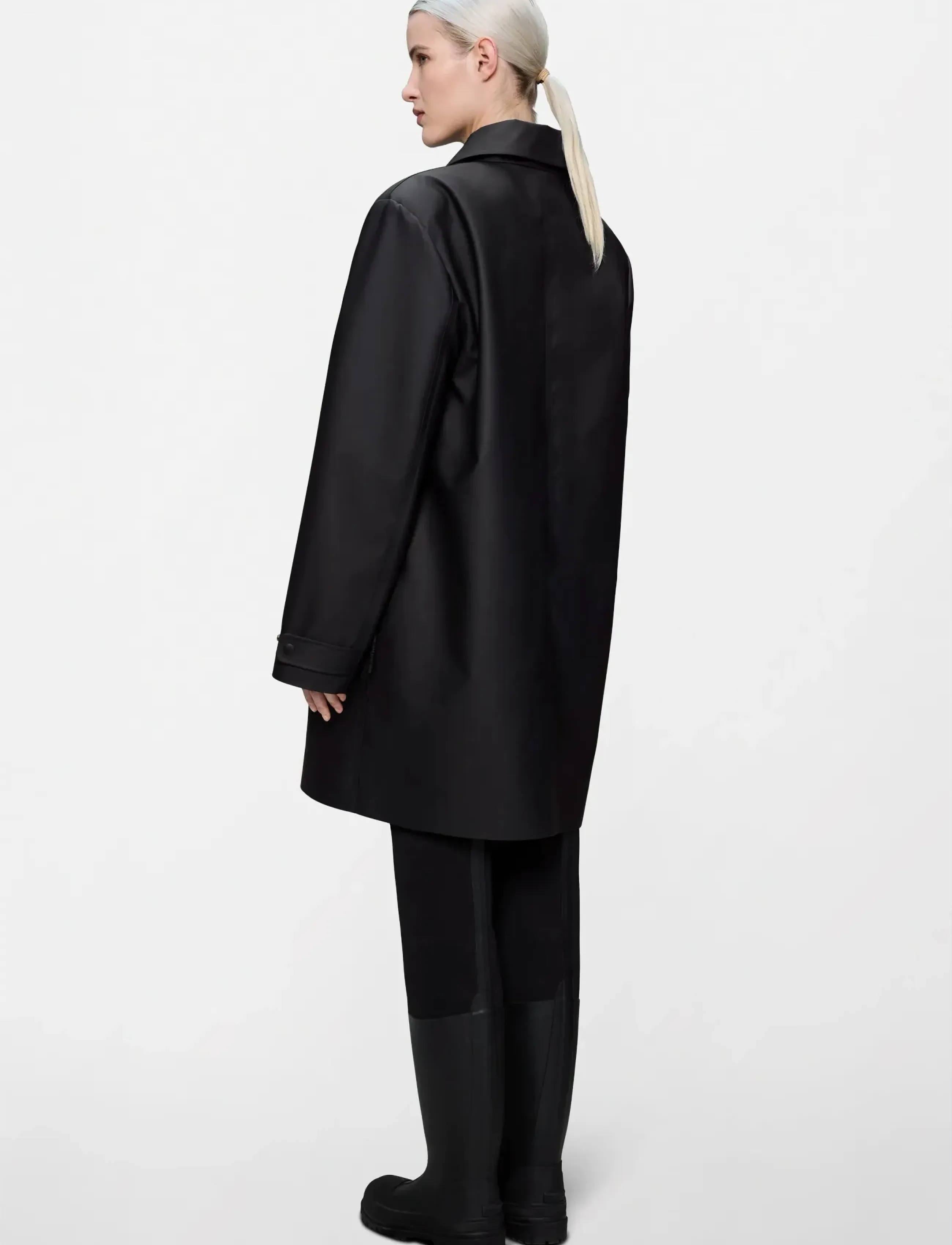 RAINS Nara Long Jacket W3 jackor dam – bild 4