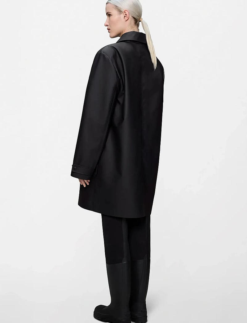 Rains - Nara Long Jacket W3 - regnjackor - black - 5