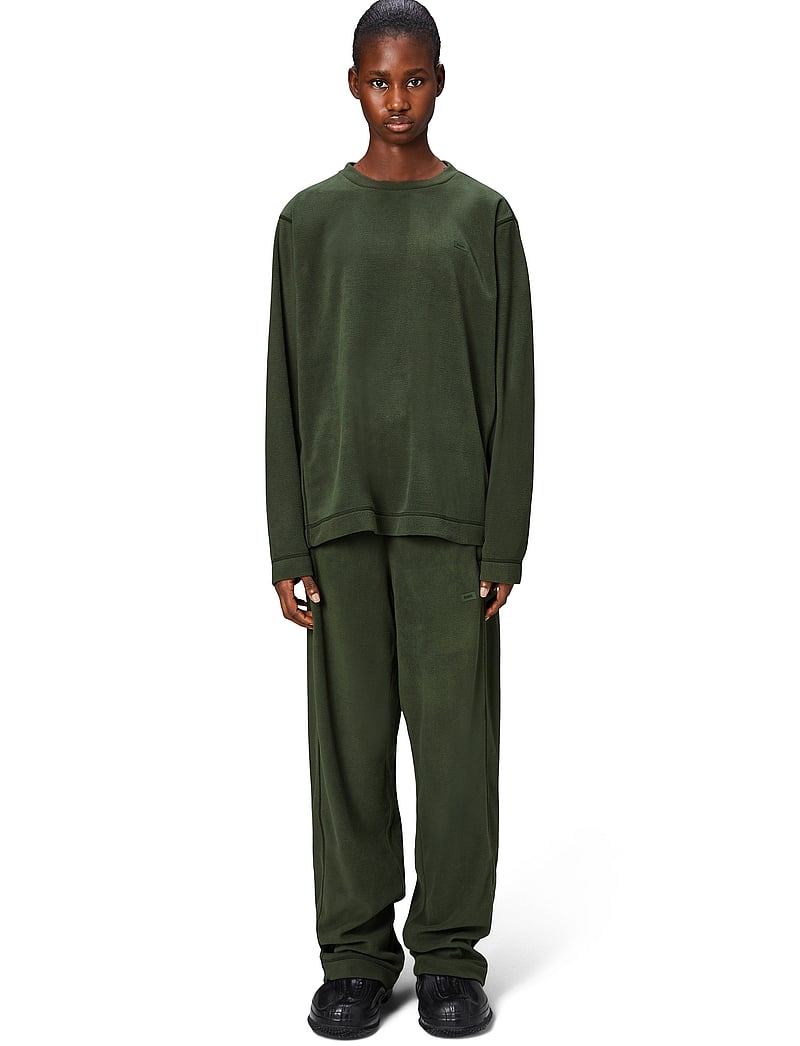 Rains - Addis Fleece Crewneck - green - 0