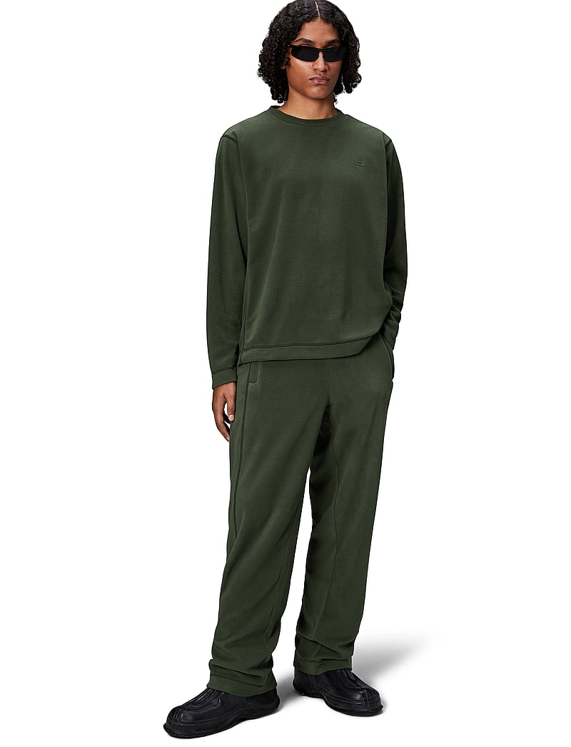 Rains - Addis Fleece Crewneck - green - 4