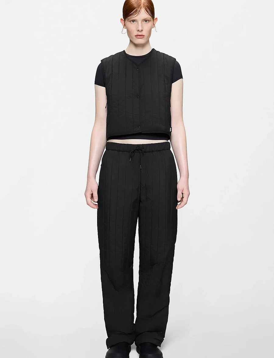 Rains - Banja Short Liner W Vest T1 - forårsjakker - black - 0